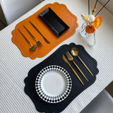 Set de Table Simili Cuir Orange