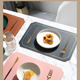 Set de Table Antidérapant Rouge