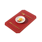Set de Table Antidérapant Rouge